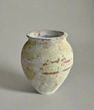 Thebes Ceramic Pot (Atlantis) | Hand - Glazed Light Yellow, 30 cm - Acacia Garden Center
