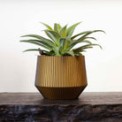 Vase Cylinder GEO Groove - Acacia Garden Center