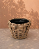 Van der Leeden Drypot CL Rattan 300956 68x52cm, Grey - Acacia Garden Center