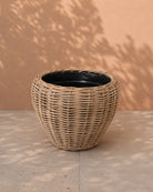 Van der Leeden Drypot CL Rattan 300955 83x61cm, Grey - Acacia Garden Center
