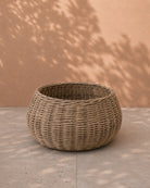 Van der Leeden Basket Round 302667 58x43cm, Grey - Acacia Garden Center