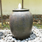 Water Jar Fountain (6802BOAVL) | Ceramic Urn, 47 × 88 cm - Acacia Garden Center
