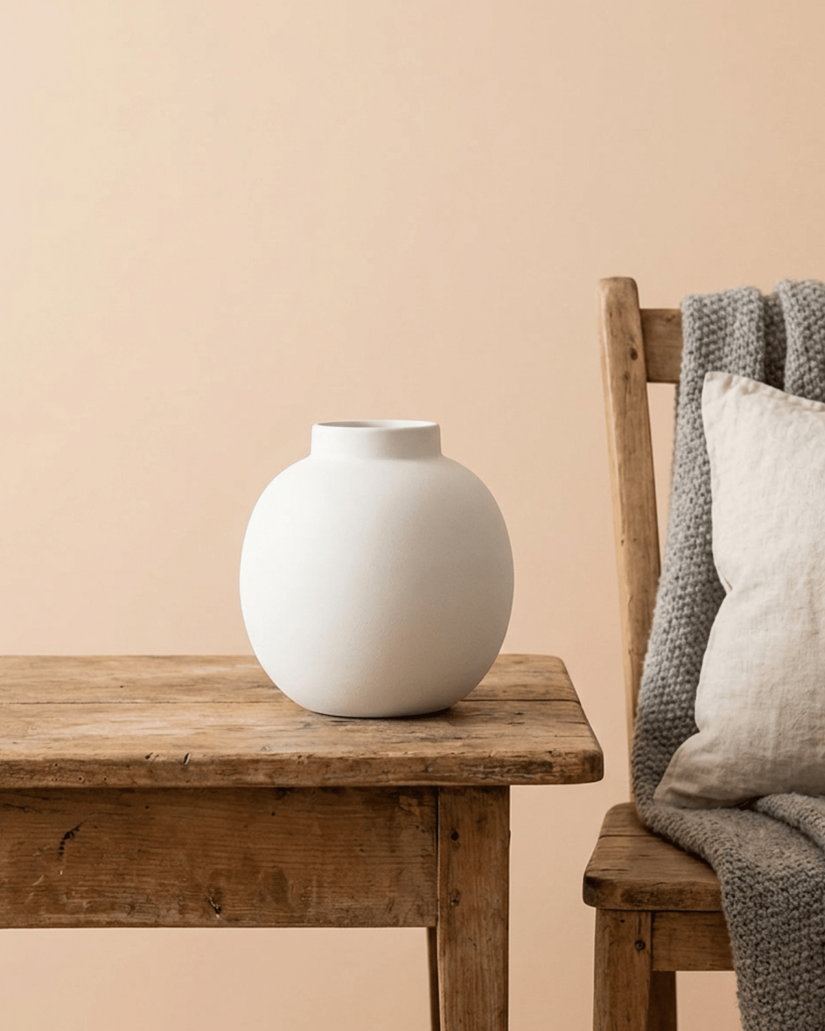 White Cube Ceramic Pot | 20 cm Square Planter - Acacia Garden Center