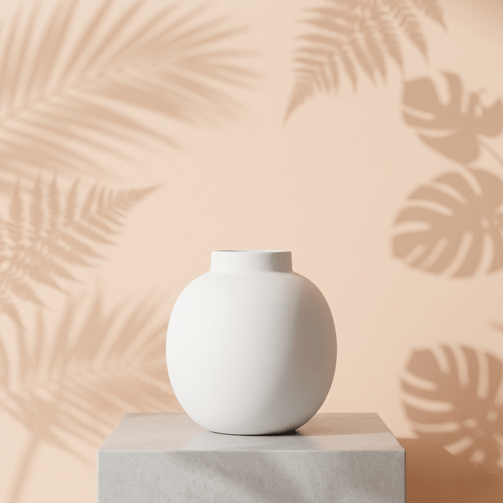White Cube Ceramic Pot | 20 cm Square Planter - Acacia Garden Center