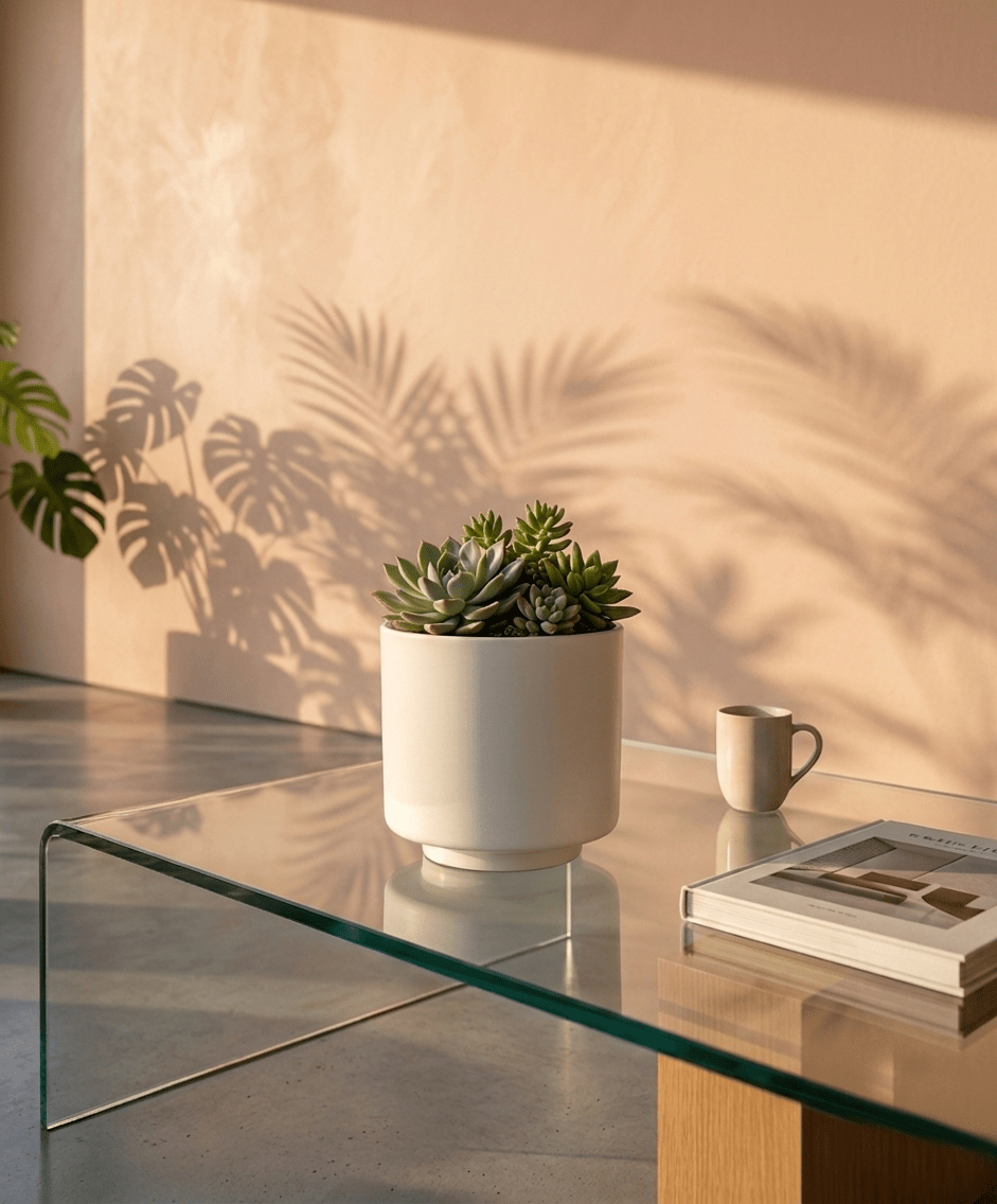 White Inner Glaze Ceramic Pot | 3 Sizes Available - Acacia Garden Center